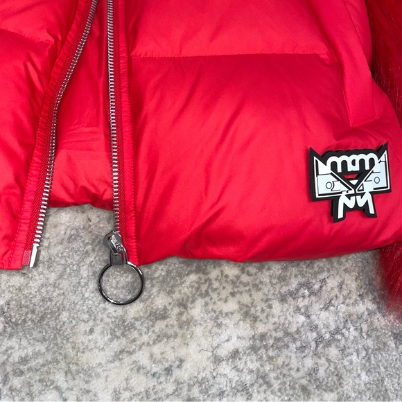 MCM puffer jacket with faux fur - Picture 6 of 9
